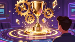Игрок изучает голографические механизмы, применяя топ стратегий слотов с высоким RTP 2026 года
